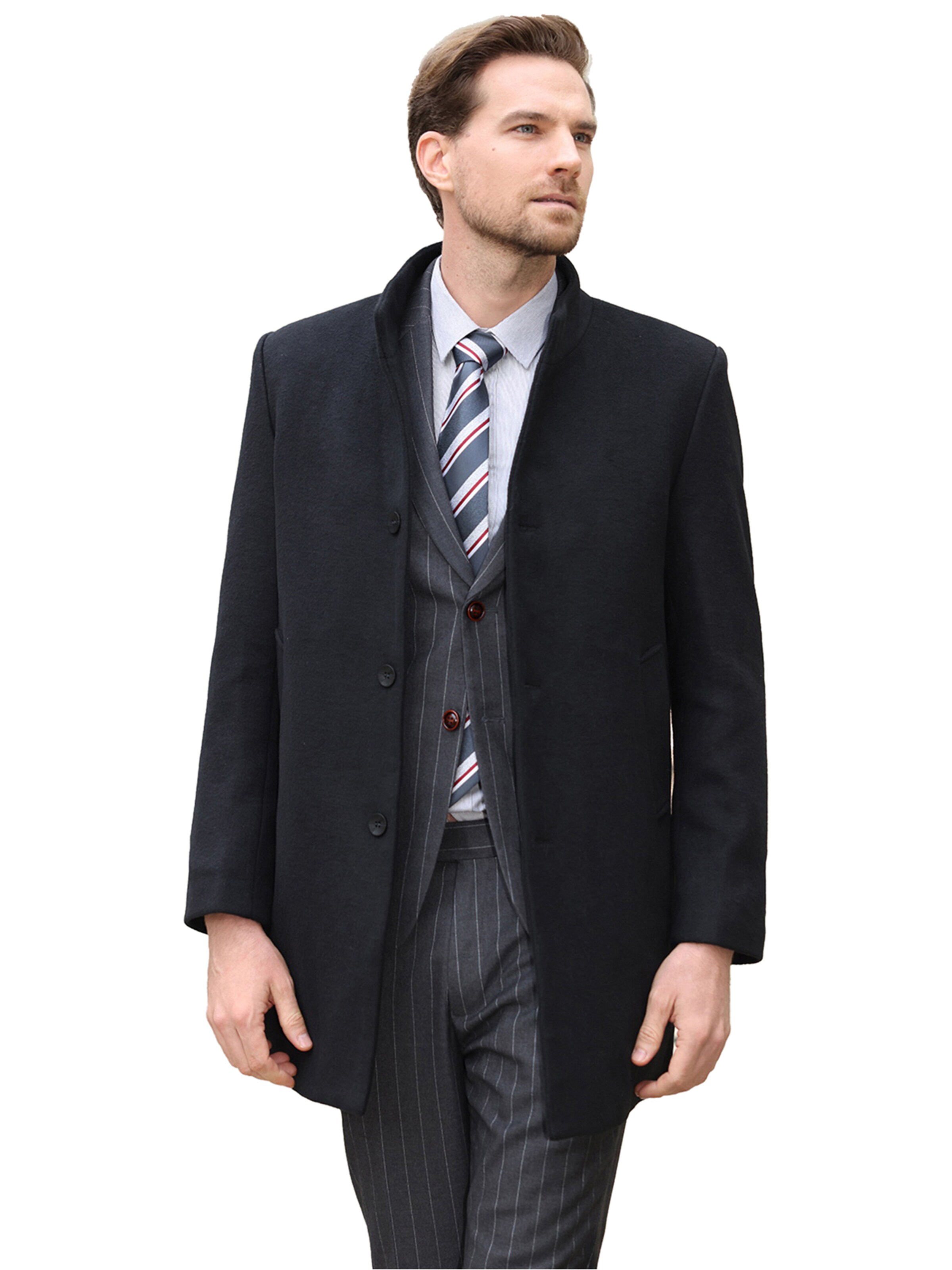 Youthup Winter Coat in Black