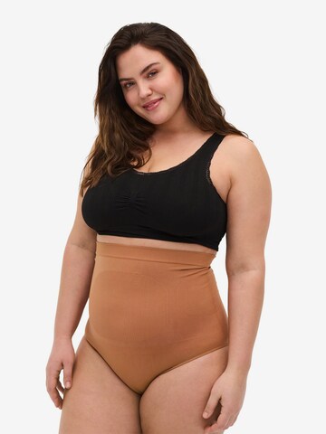 Zizzi Shaping Slip in Brown: front