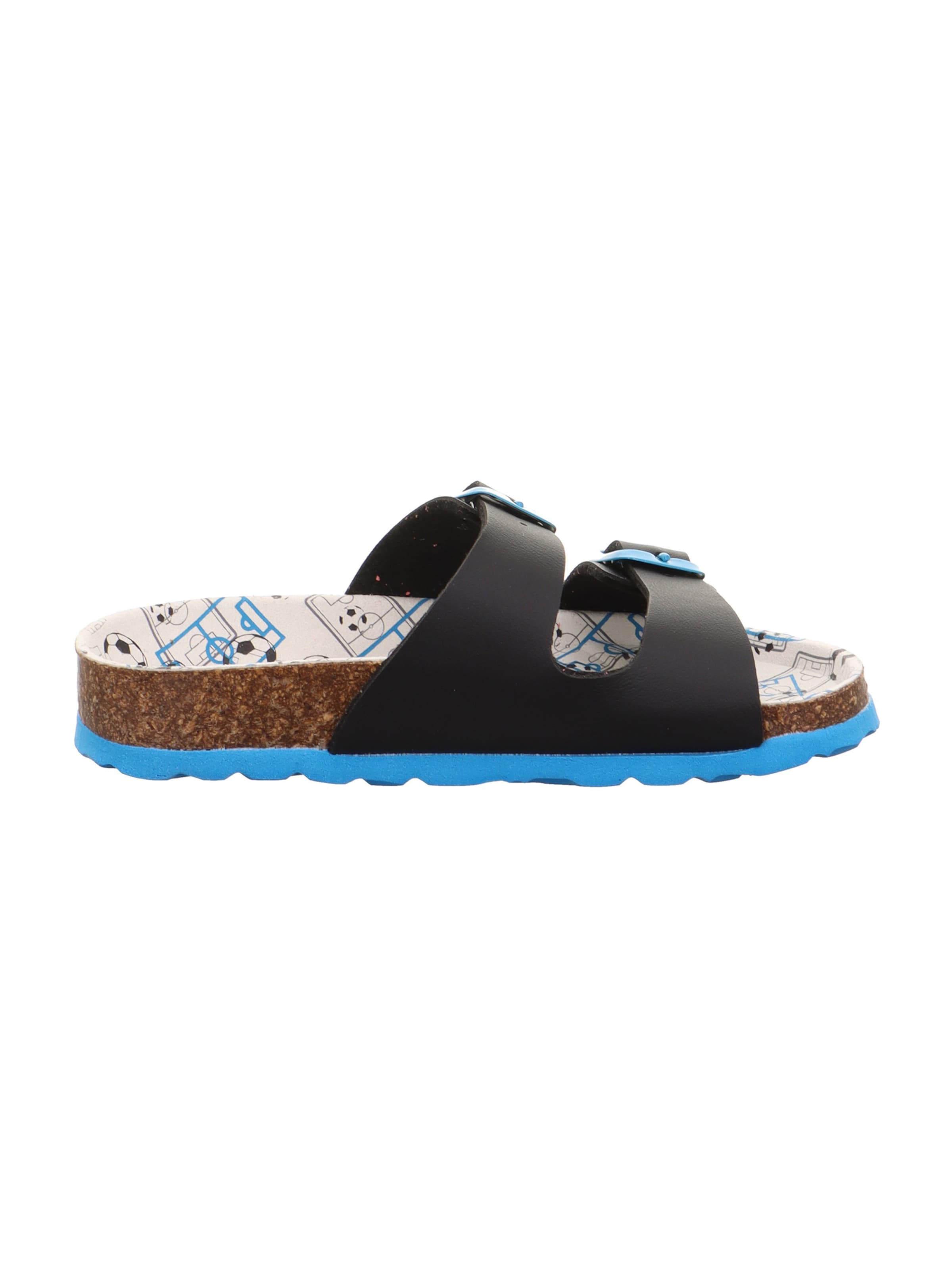 SUPERFIT Otevřená obuv 'FUSSBETTPANTOFFEL' – modrá