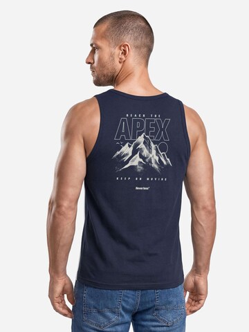 Neverless Shirt 'Apex mountain' in Blue