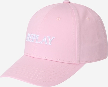 REPLAY Cap in Pink: front