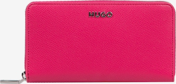 HUGO Red Wallet 'Chris' in Pink: front