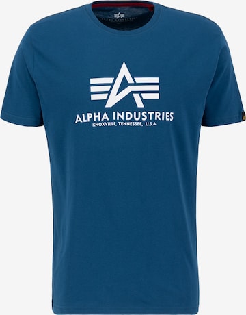 ALPHA INDUSTRIES T-Shirt in Blau: predná strana