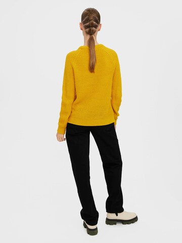 VERO MODA Pullover 'Lea' in Gelb