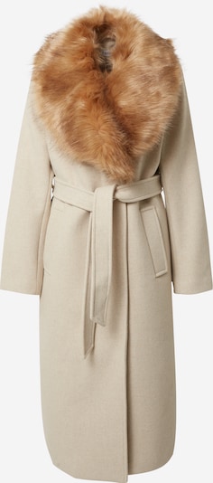 EDITED Between-Seasons Coat 'Mailen' in Cream / Light brown, Item view