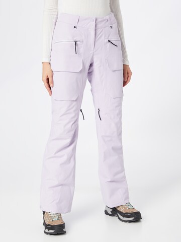 FW Flared Cargo Pants 'CATALYST' in Purple: front