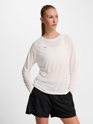Newline Functioneel shirt 'Beat' in Wit: voorkant
