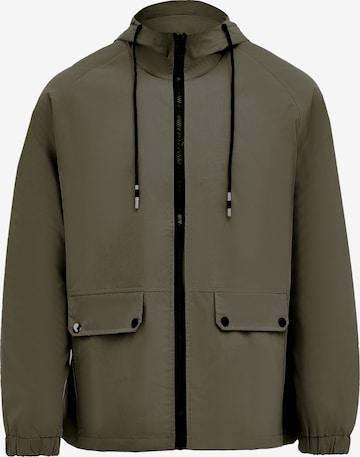 VANNE Between-Season Jacket in Green: front