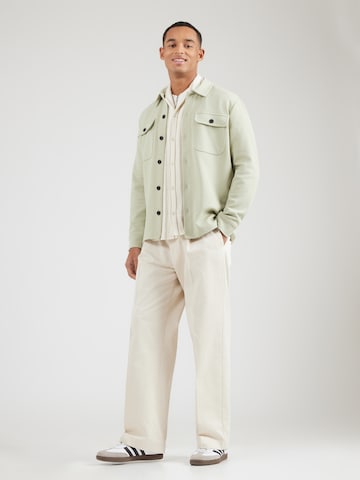 JACK & JONES Классический крой Рубашка 'JWHCOBA' в Бежевый