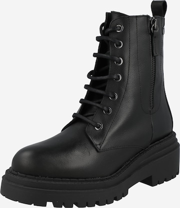 MTNG Lace-Up Ankle Boots 'RUGANITO' in Black: front