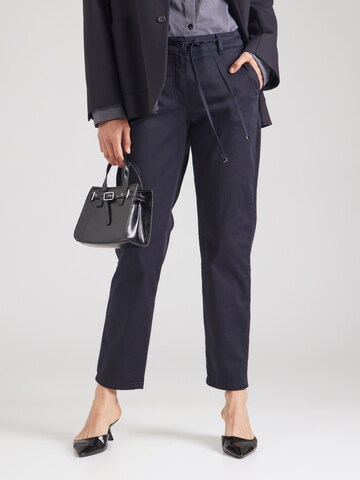 GERRY WEBER Слим Брюки-чинос 'Verkue' в Синий: спереди