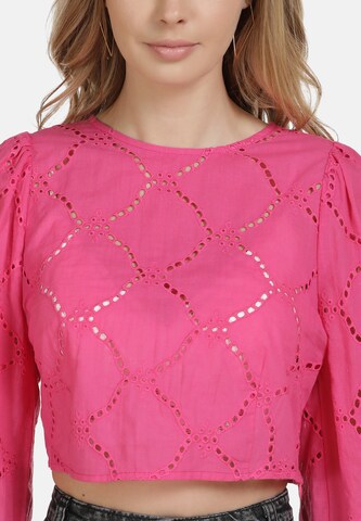 IZIA Bluse i rosa