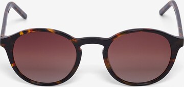 Lunettes de soleil Hummel en marron : devant