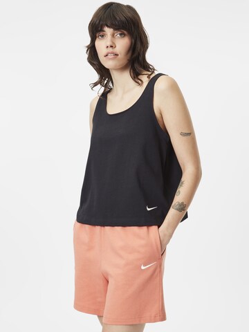 Top di Nike Sportswear in nero: frontale