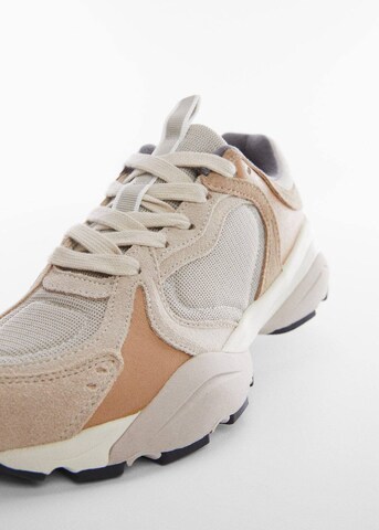 MANGO Sneaker in Beige