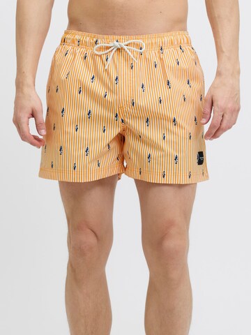 JACK & JONES Zwemshorts 'JPSTMaui' in Oranje: voorkant