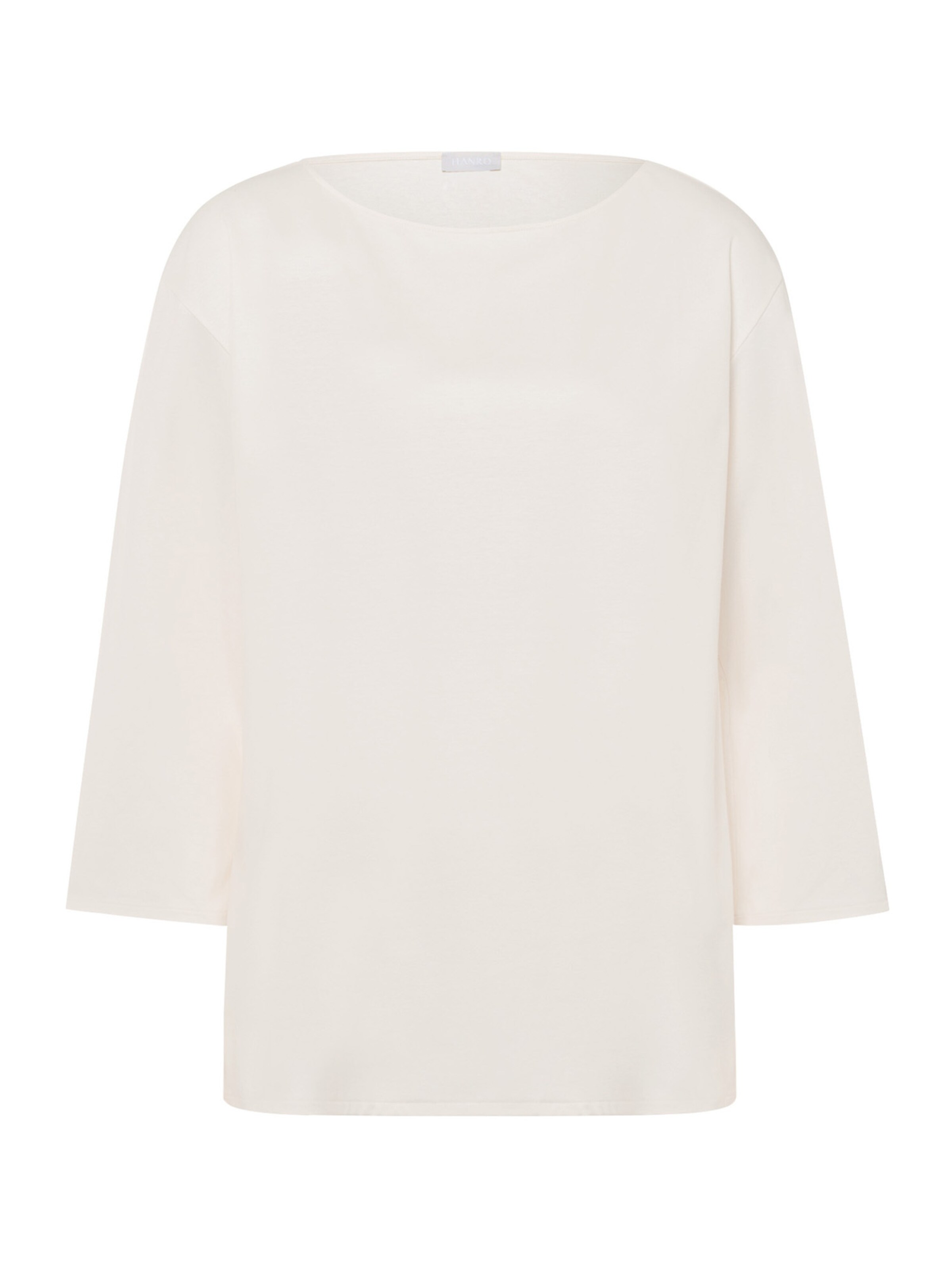 Hanro Pajama shirt ' Eleni ' in White: front