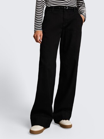 TOM TAILOR Wide leg Jeans 'LUNA' in Black: front