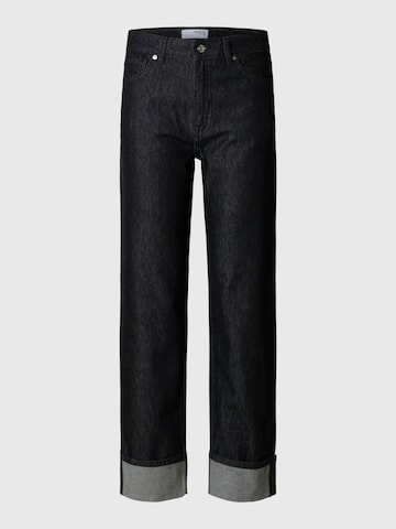 SELECTED Regular Jeans in Schwarz