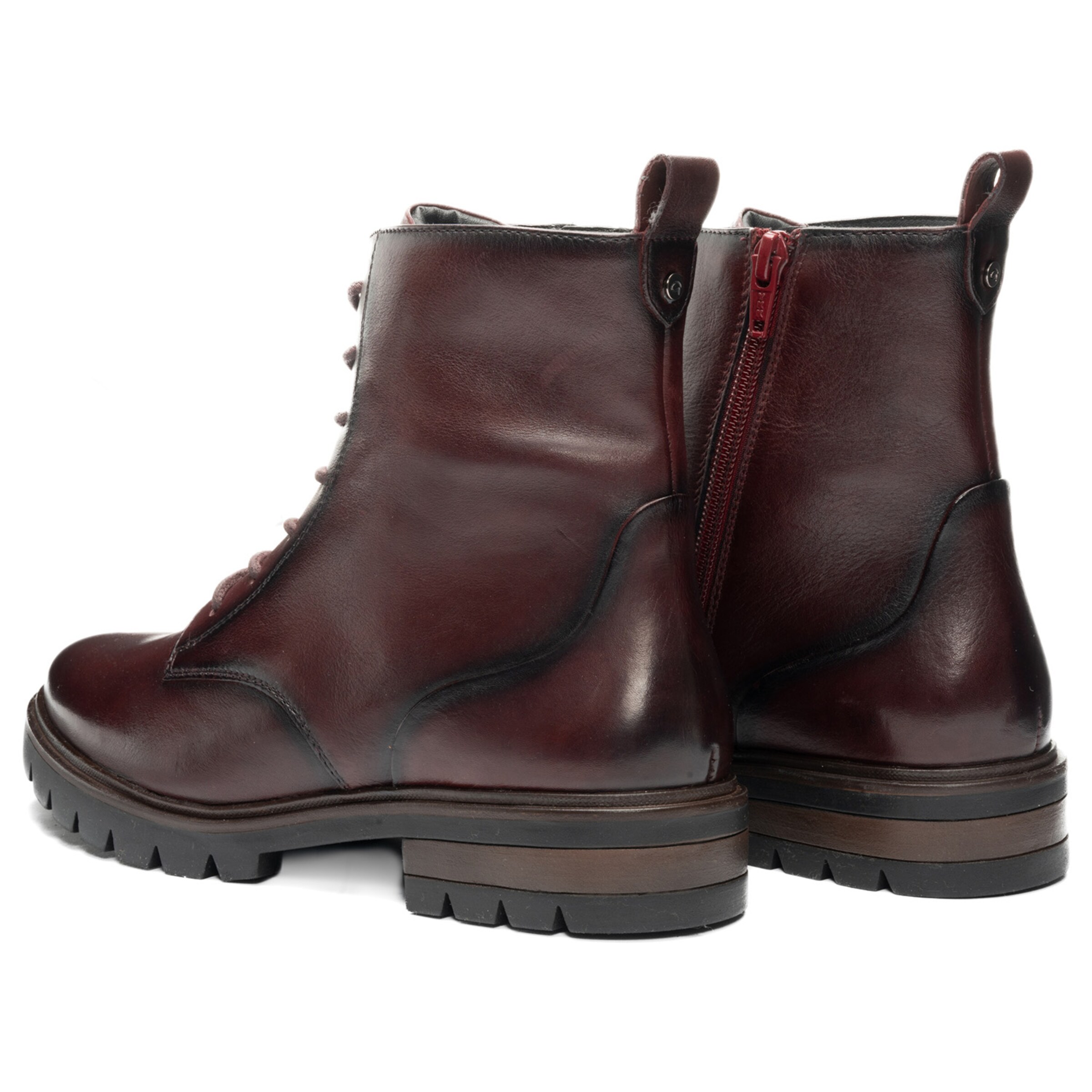 ARA Schnürstiefelette in Rot