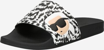 Karl Lagerfeld Pantofle – bílá: přední strana