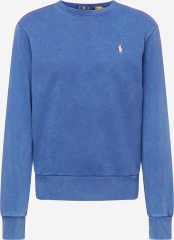 Sweat-shirt Polo Ralph Lauren en bleu : devant