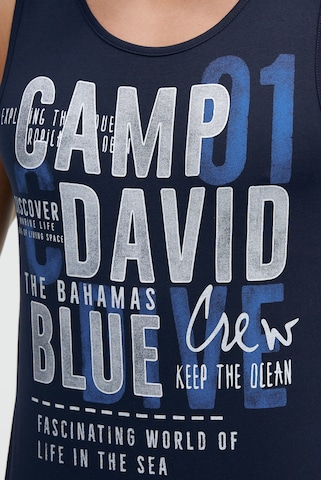 CAMP DAVID Shirt in Blue