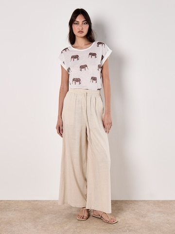 T-shirt Apricot en blanc