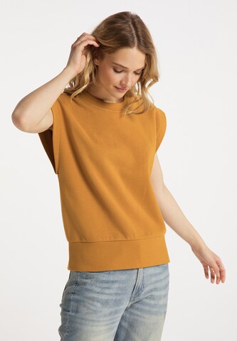 DreiMaster Vintage Sweatshirt in Yellow: front