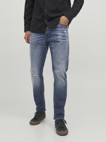 JACK & JONES Regular Jeans 'Erik' i blå: framsida