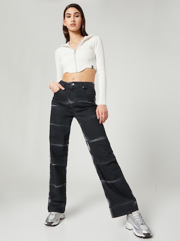 Wide leg Jeans 'Mayra' di VIERVIER in nero