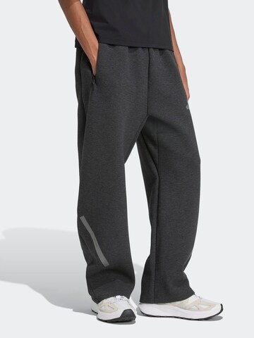 ADIDAS SPORTSWEAR Loosefit Sportbroek 'Z.N.E.' in Zwart: voorkant