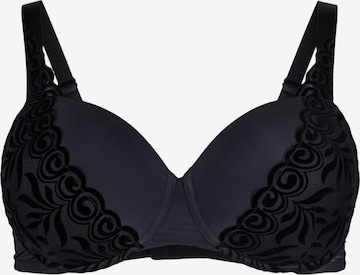 juoda Devoted by Zizzi Marškinėliai Liemenėlė 'Lelena': priekis