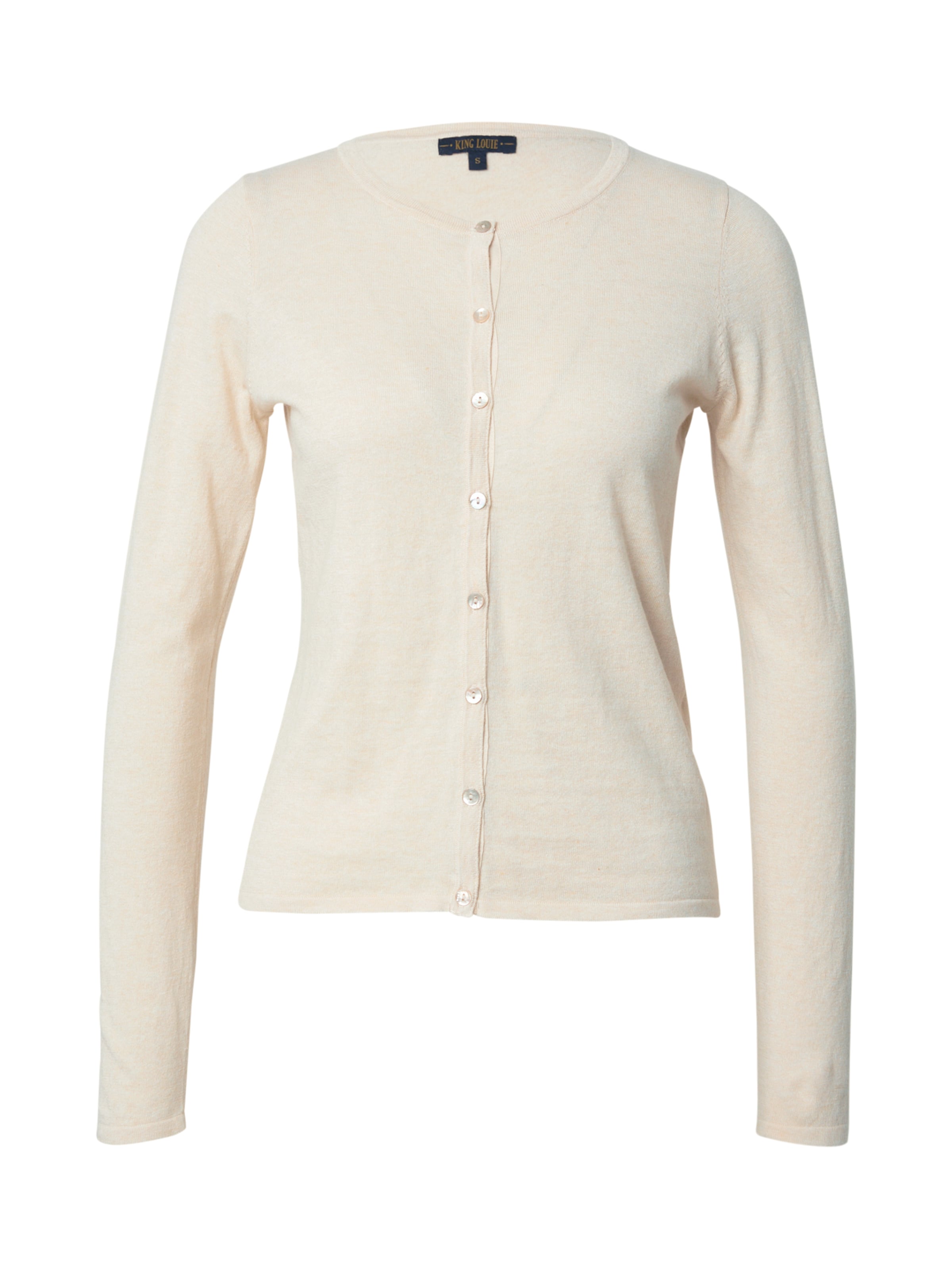 King Louie Вязаная кофта в Бежевый: спереди
