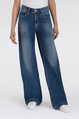 MAC Wide leg Jeans in Blue: front