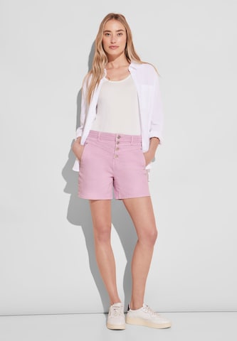 STREET ONE Regular Shorts in Lila