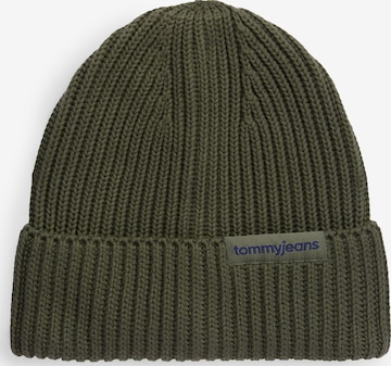Tommy Jeans Pipo värissä vihreä: etupuoli