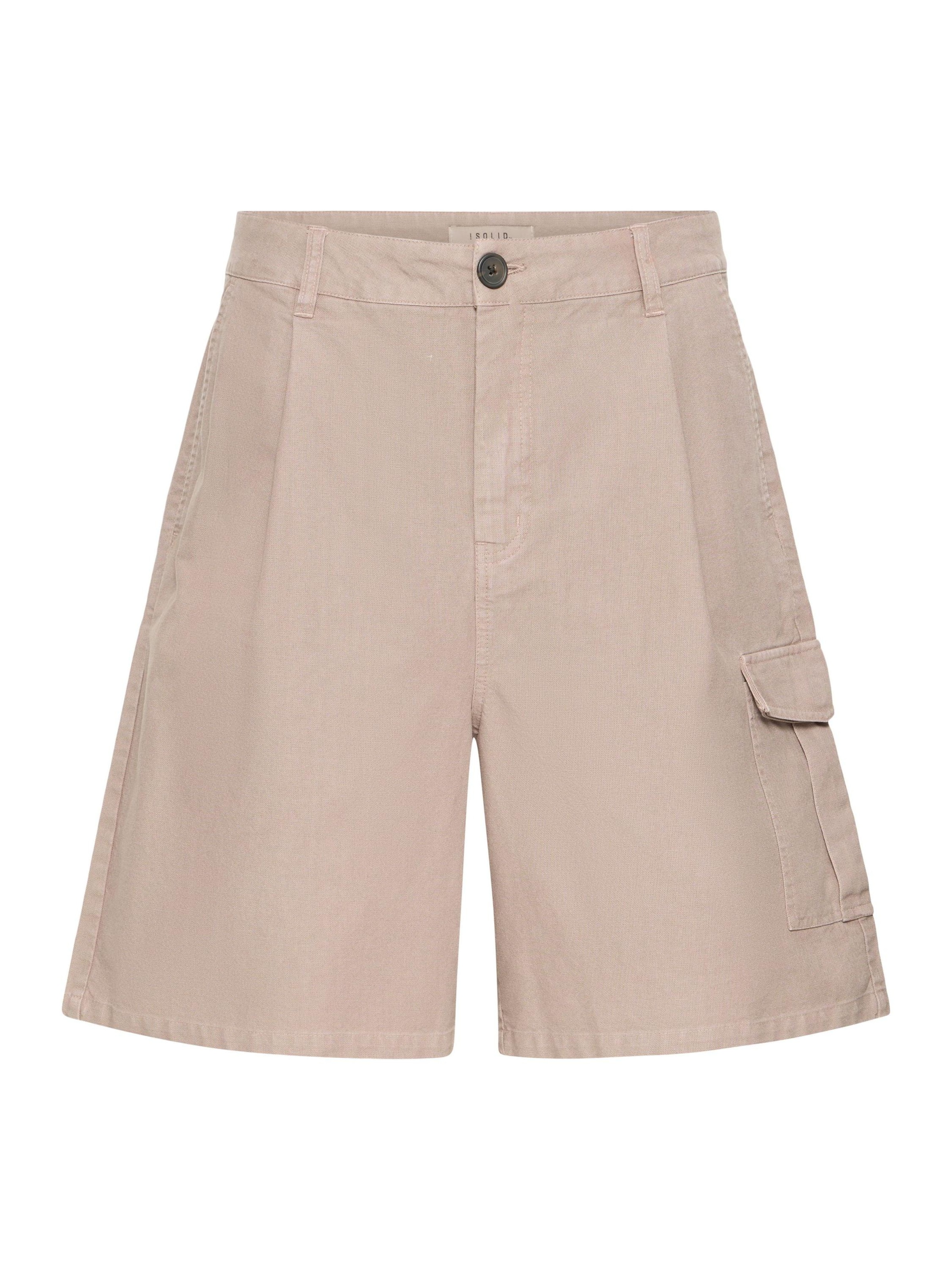 !Solid Pantalón cargo ' SDEthan ' en beige oscuro, Vista del producto