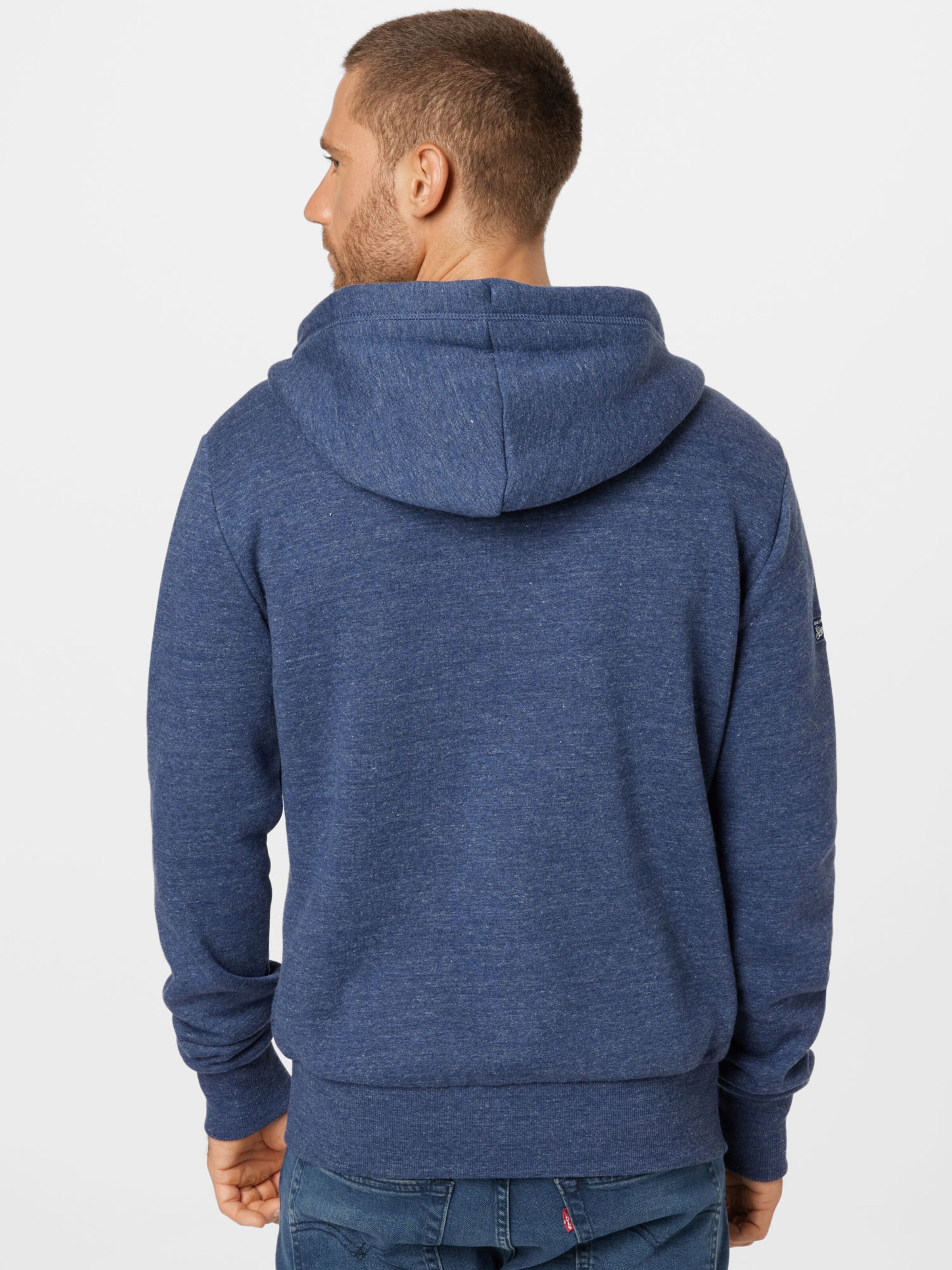 Männer Sportbekleidung Superdry Sweatjacke in Marine, Nachtblau - SV49702 Männer Sportbekleidung Superdry Sweatjacke in Marine, Nachtblau - SV49702