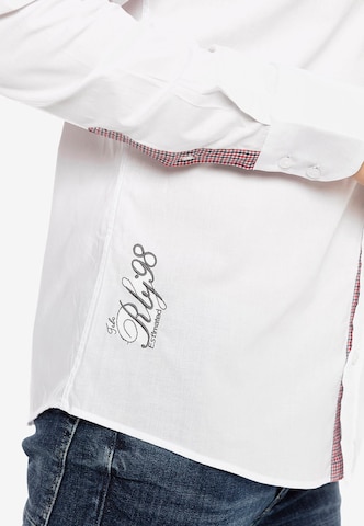 Redbridge Regular fit Button Up Shirt 'Pomona' in White