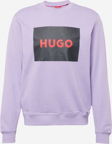 HUGO Red Sweatshirt 'Duragol222' in Purple: front