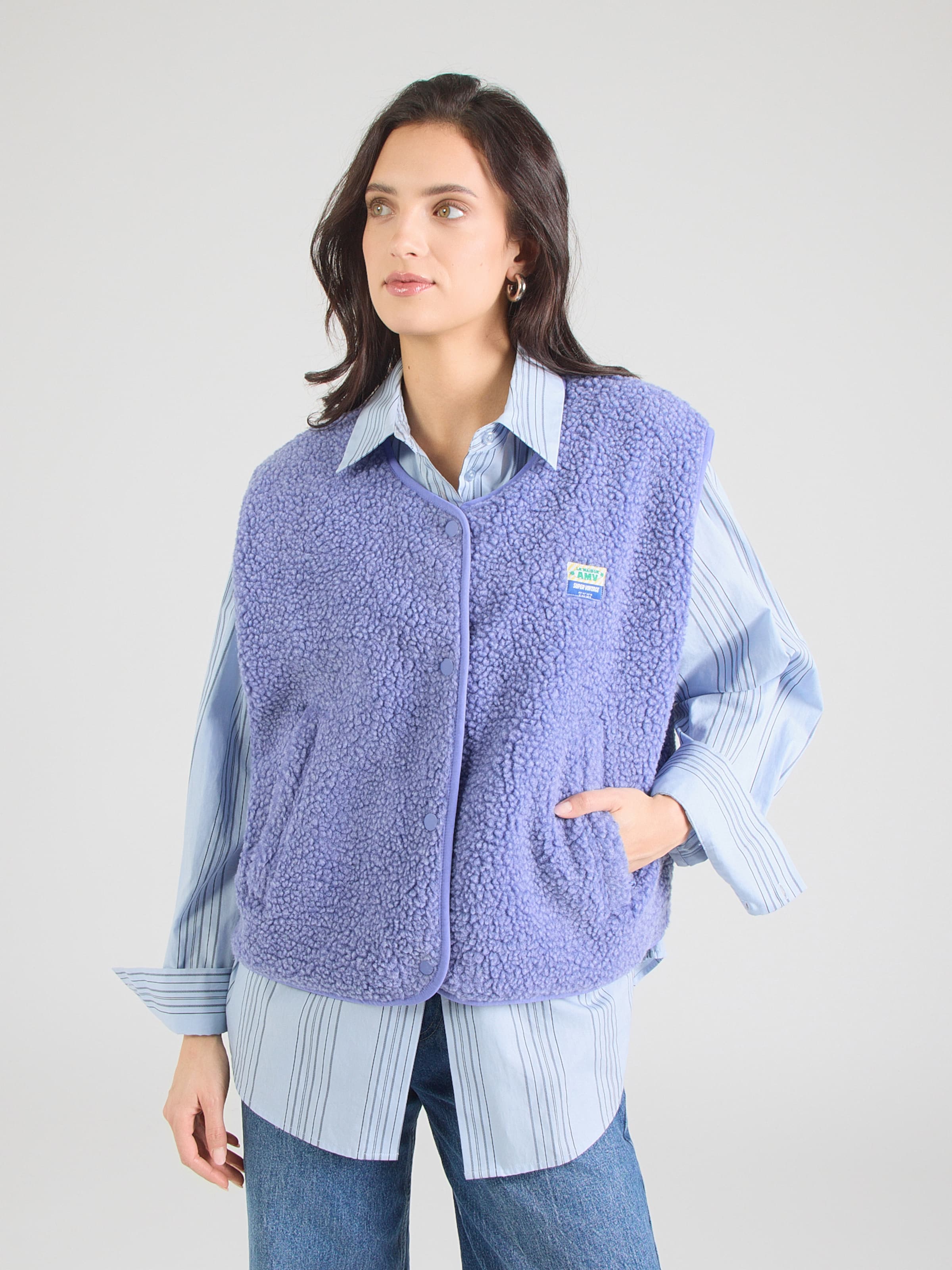 AMERICAN VINTAGE Vest 'HOKTOWN' in Violet | ABOUT YOU