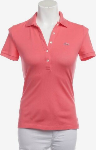 LACOSTE Shirt XXS in Pink: predná strana