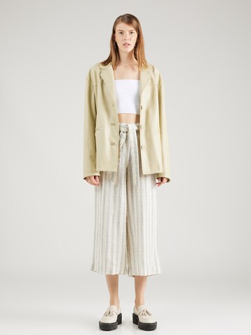 Marks & Spencer Loose fit Pleat-front trousers in Beige