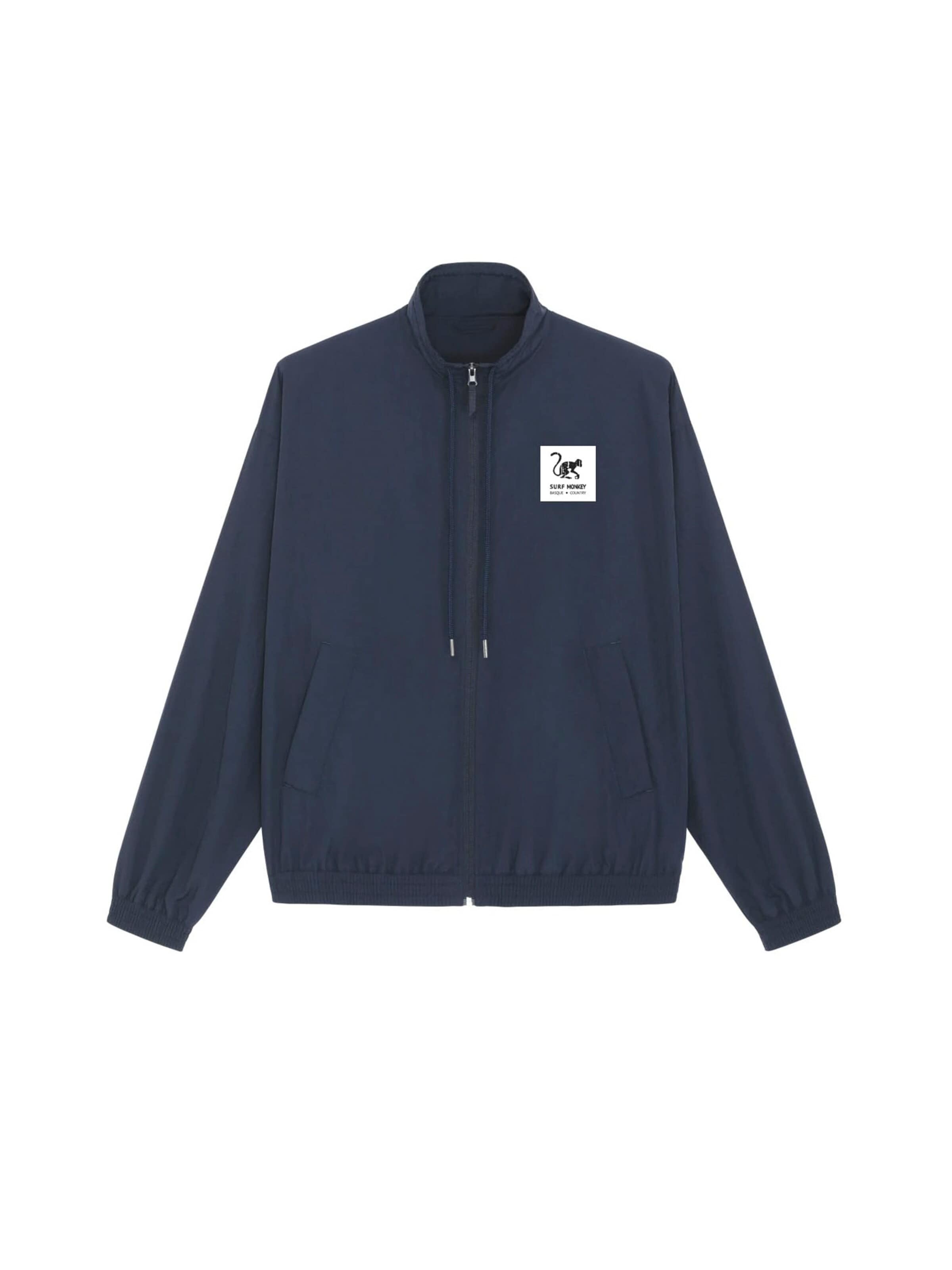 Surf Monkey Weatherproof jacket in Blue: front