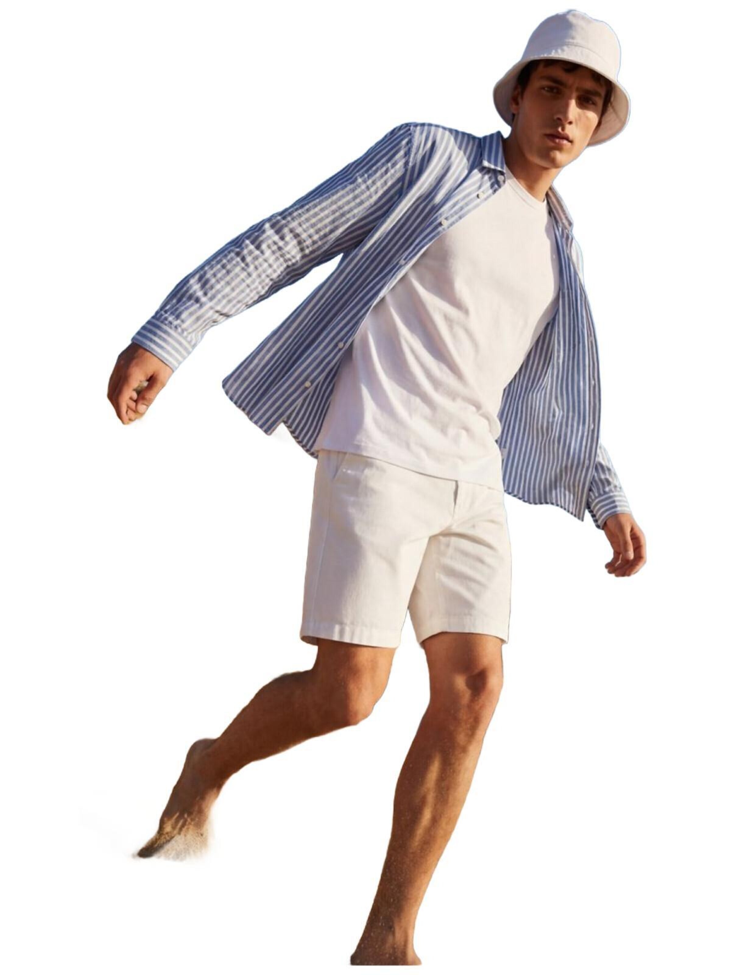 LTB Jeans - Camiseta 'Basic T-Shirt' en blanco: frente