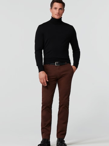 Regular Pantalon chino 'Bonn' MEYER en marron