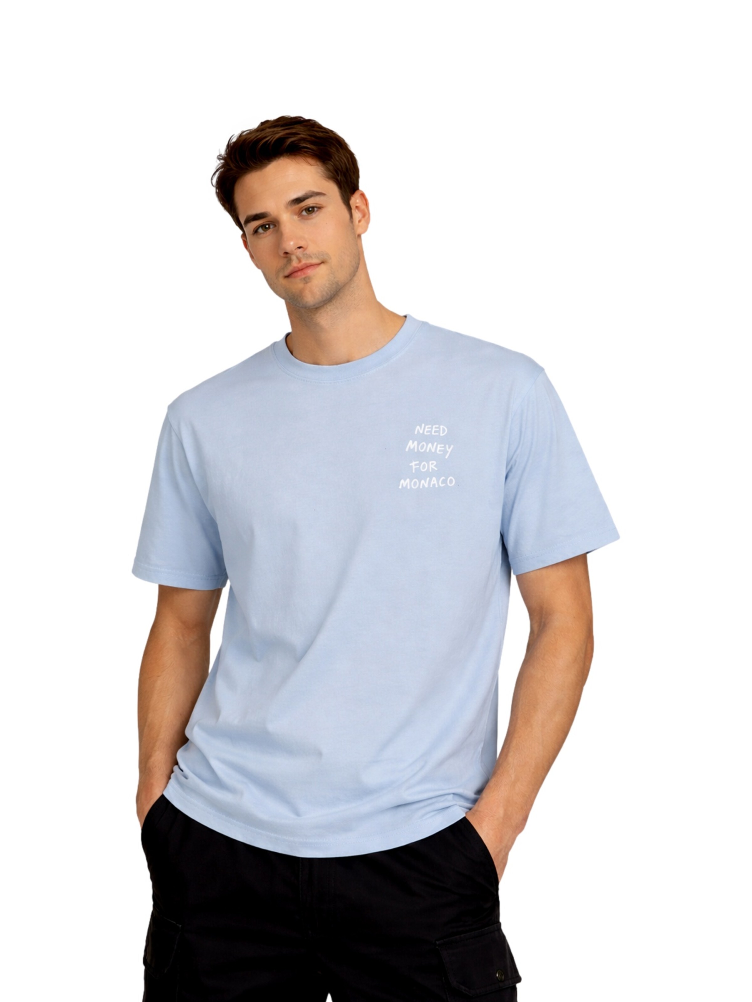 Only & Sons T-Shirt 'Money Life' in Blau: Vorderseite