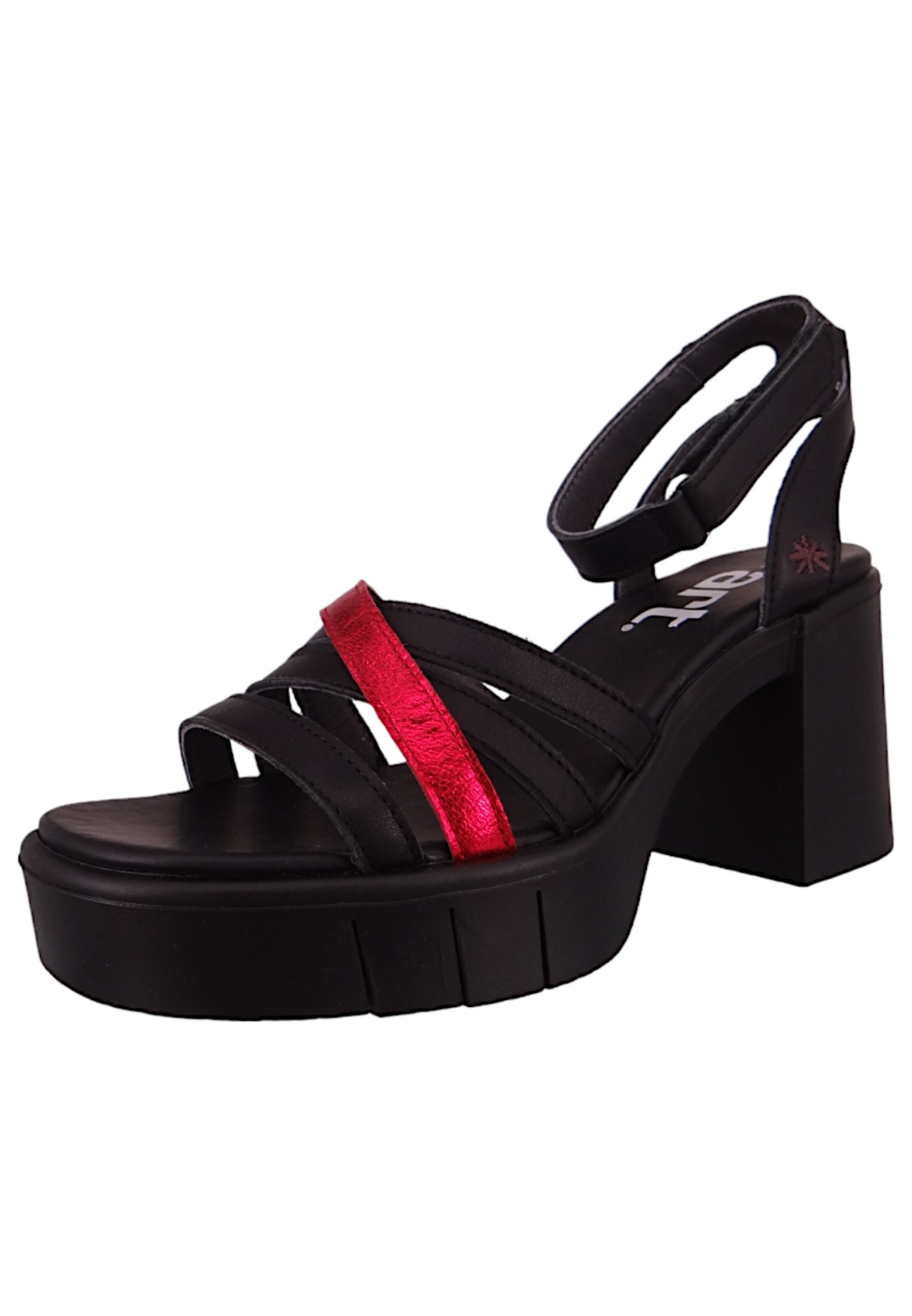 ART - Sandálias com tiras em preto: frente