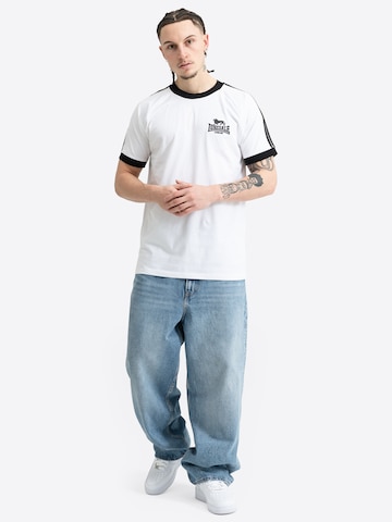 LONSDALE - Camiseta 'Craigtown' en blanco